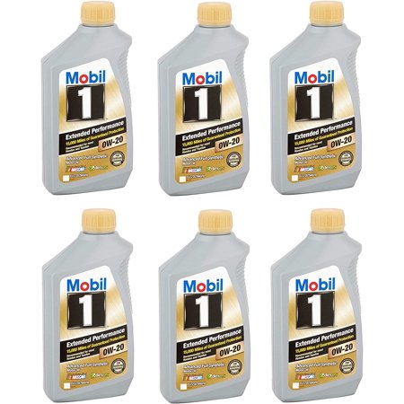Mobil 1 Extended Performance Motor Oil 0W-20  6 Qt