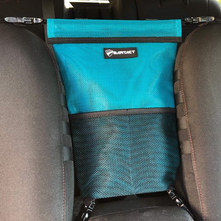 Bartact Seat Bag & Pet Divider  Seat Back Organizer  & Backpack - Shade Mesh (Patent Pending) for Jeep Wrangler JK  JKU  JL  JLU  Gladiator  and Toyot