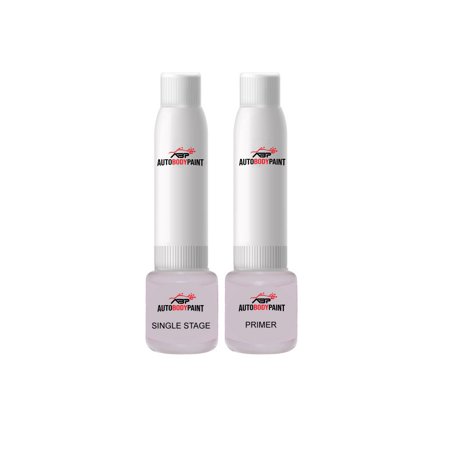 ABP Touch up Single Stage Plus Primer Spray Paint Compatible with Crystal White Fortwo Smart (9797)