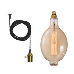 Replacement for NOS60-BT/PEND/SWAG/SET 60 WATTS 120 VOLTS BT56 120 LUMENS 2200K Replacement Light Bulb Lamp