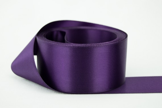 Ribbon Bazaar Double Faced Satin 1/4 Inch Grappa 50 Yards 100% Polyester Ribbon