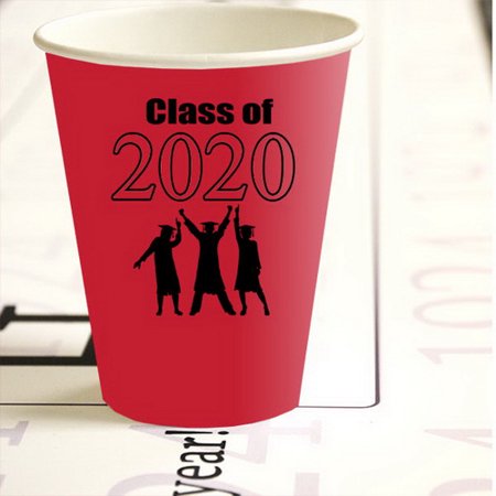 Partypro TQP-9585 2020 Red Graduation Cup