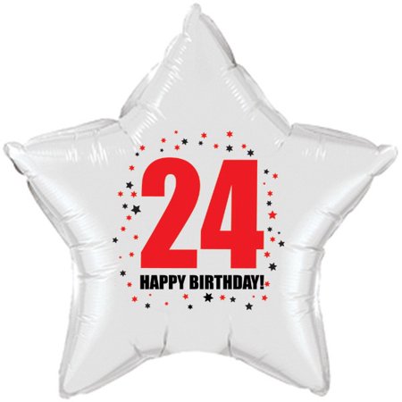 Partypro TQP-1128 24Th Birthday Star Balloon
