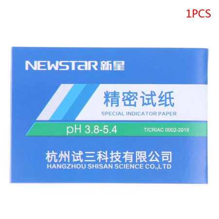 1/5Pack PH Test Strips Acid Alkaline Range 3.8-5.4 PH Paper Indicating Test Kit