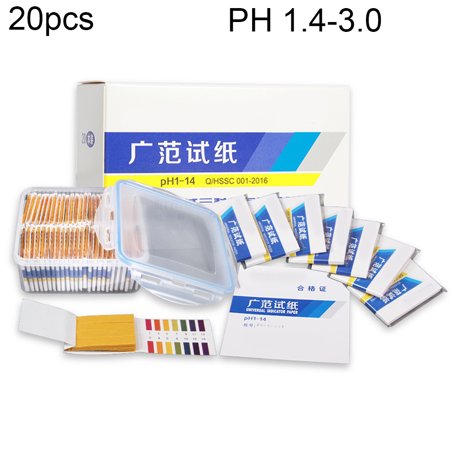BToBackyard 20Pcs/Box Ph Value Alkaline Acid Litmus Precision Testing Paper Tester Water Quality Test Paper Ph Meters Indicator Paper for Soil Urine S