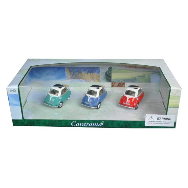 BMW Isetta 3 Piece Gift Set 1/43 Diecast Model Cars by Cararama