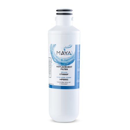 Maya LT1000P Water Filter Replacement, Compatible with: Lg ADQ747935, MDJ64844601, LMXS28626D, LT1000PC, Lt-1000PC Kenmore 46-9980, 469980, 1 Pack - W