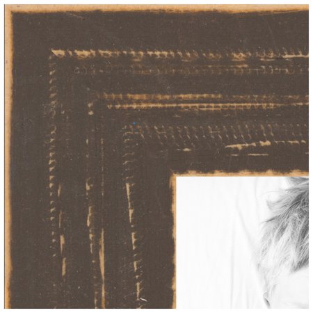 ArtToFrames 22x28 Inch Brown Picture Frame, This Brown Wood Poster Frame Is Great for Your Art or Photos, Comes with 060 Plexi Glass (4742)