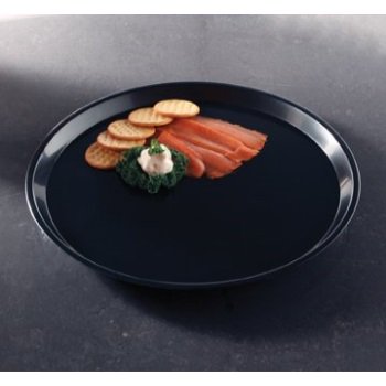 EMI Yoshi Koyal Deli Max Round Trays, 16-Inch, White, Set of 25