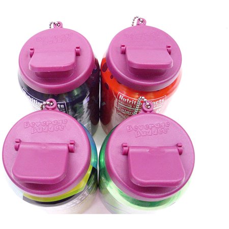 Can Cover - Best Can Cover for Standard Size Soda/Beer/Energy Drink Cans - Made in the USA - BPA-PCB Free - 4 Pack (Wild Berry - Keychain)