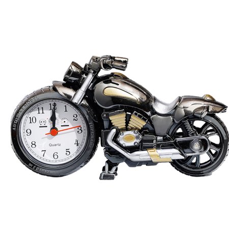 YINKUU Timepiece Alarm Clock Hour Bell Creative Design Fashionable School or Work Multicolor Golden ABS Material Retro Style