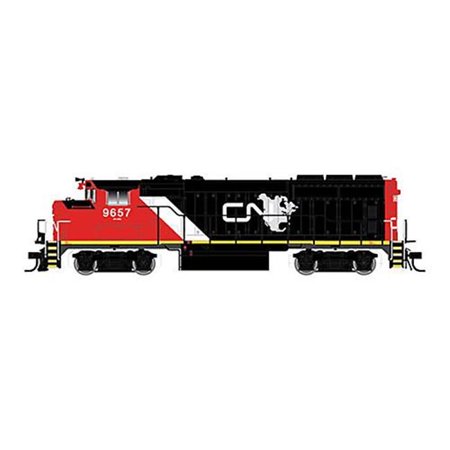 Sp Whistle Stop Atm10001418 Ho Gp40-2w with Dcc & Sound, Canadian National & North America No. 9657