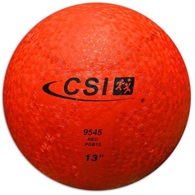 CSI 13-inch Red Playground Ball
