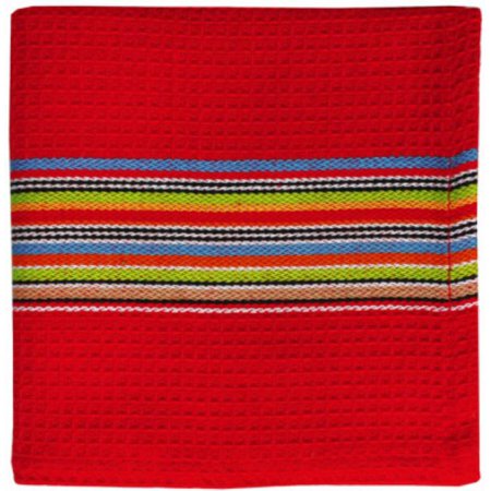 2PK Mukitchen 6678-1326 Cotton Waffle Striped Cloths, 2-Pack, 12