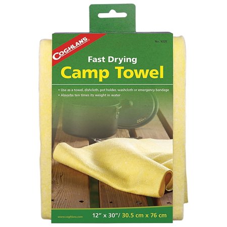 Camp Towel 30 X 12 Coghlans 9335, Knives & Accessories > Fixed Blade Knives by Coghlan's