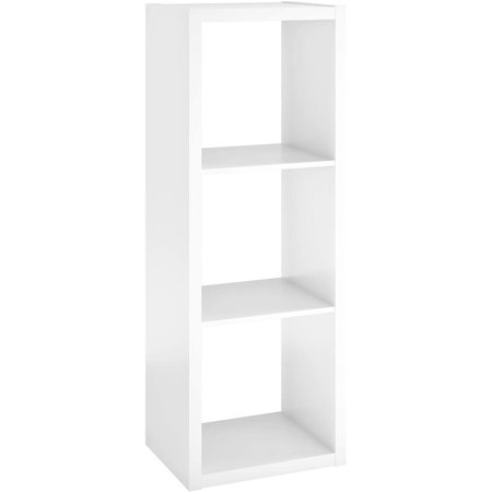 ClosetMaid 4542 Decorative Open Back 3-Cube Storage Organizer, White