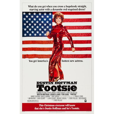 Tootsie - Movie Poster - 20 Inch by 30 Inch Laminated Poster with Bright Colors and Vivid Imagery-Fits Perfectly in Many Attractive Frames