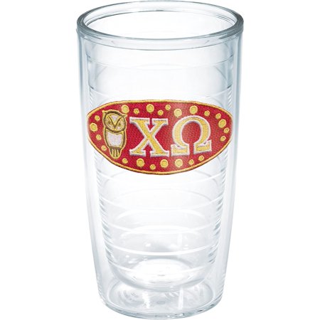 Tervis Chi Omega Sorority Tumbler, 16 Oz, Clear - 1080202