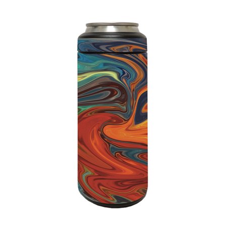 Skin Decal Wrap Compatible with YETI Rambler 12 OZ Colster Slim Can Sticker Lava Water