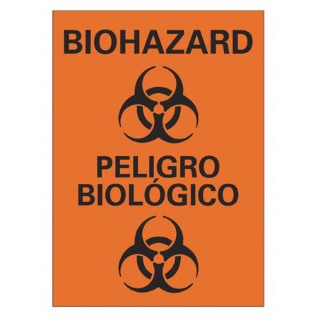 LYLE LCU1-0049-NP_10x14 Biohazard Sign,10