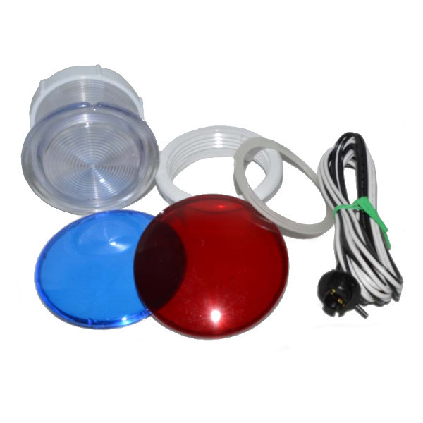 Waterway Plastics 630-5105 8 Ft. OEM Rear Access Light Lens Kit with 3.5 Face  2.5 in. Hole