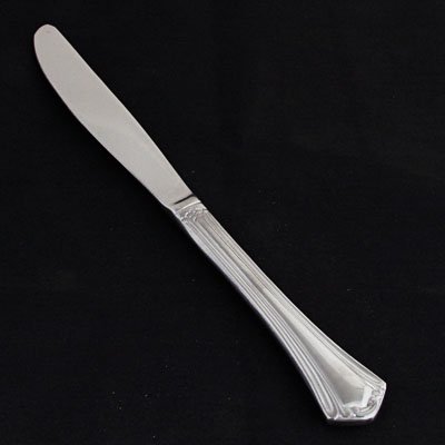 Walco 9545 - Sentry Flatware - Solid Handle Dinner Knife (Heavy Weight - Satin Finish - 8-13/16