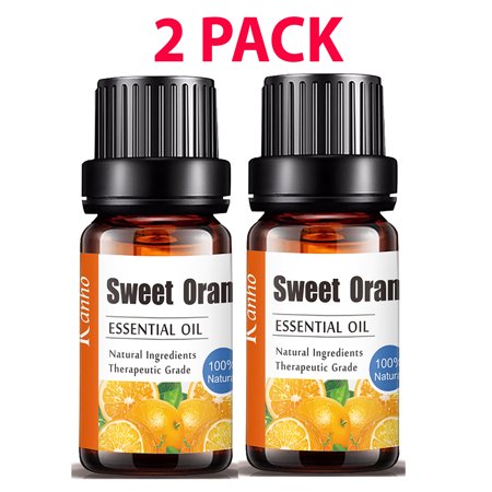 Drdong-2 Pack 100% Pure and Natural Sweet Orange Essential Oil  Aromatherapy  Massage  Diffuser  Humidifier  Hair and Skin Care