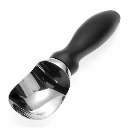 Spring Chef - Ice Cream Scoop  Premium Stainless Steel Ice Cream Spoon  Must-have Kitchen Tool for Gelato  Sorbet and Cookie Dough  Black