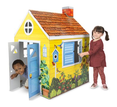 Melissa & Doug(R) Cottage Cardboard Structure , Multi