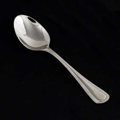 Walco 9201 - Classic Bead Flatware - Teaspoon (Heavy Weight - Satin Finish - 6-1/16