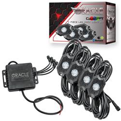 5796 333 Oracle Bluetooth Colorshift Underbody Rock Light Kit 4 Pcs