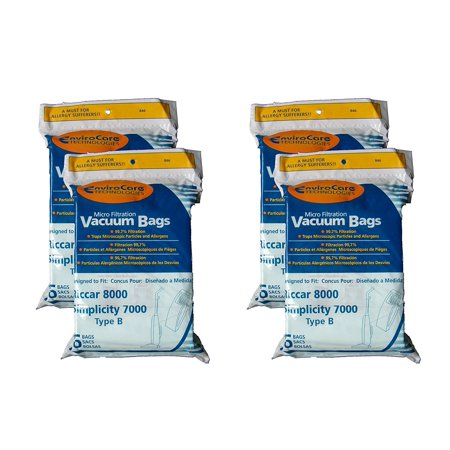24 8000 & Simplicity 7000 Type B Vaccum Bags  Upright  Commercial Vacuum Cleaners  8000  7000  7200  7250  7300  7350  7700  7750  7900  7950 ..  by R