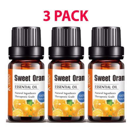 Drdong-3 Pack 100% Pure and Natural Sweet Orange Essential Oil  Aromatherapy  Massage  Diffuser  Humidifier  Hair and Skin Care
