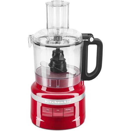 KitchenAid KFP0718ER 7-Cup Food Processor Chop, Puree, Shred and Slice - Empire Red