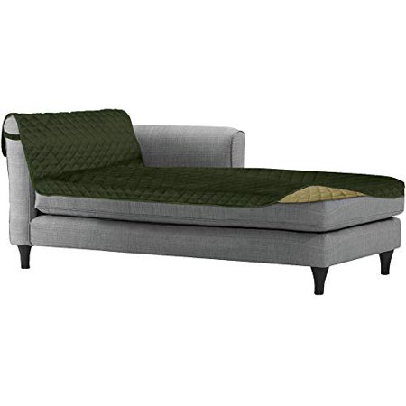 Sofa Shield Original Patent Pending Reversible Sofa Chaise Protector, Many Colors, 102x34 Inch, Washable Furniture Protector, 2 Inch Strap, Chaise Lou