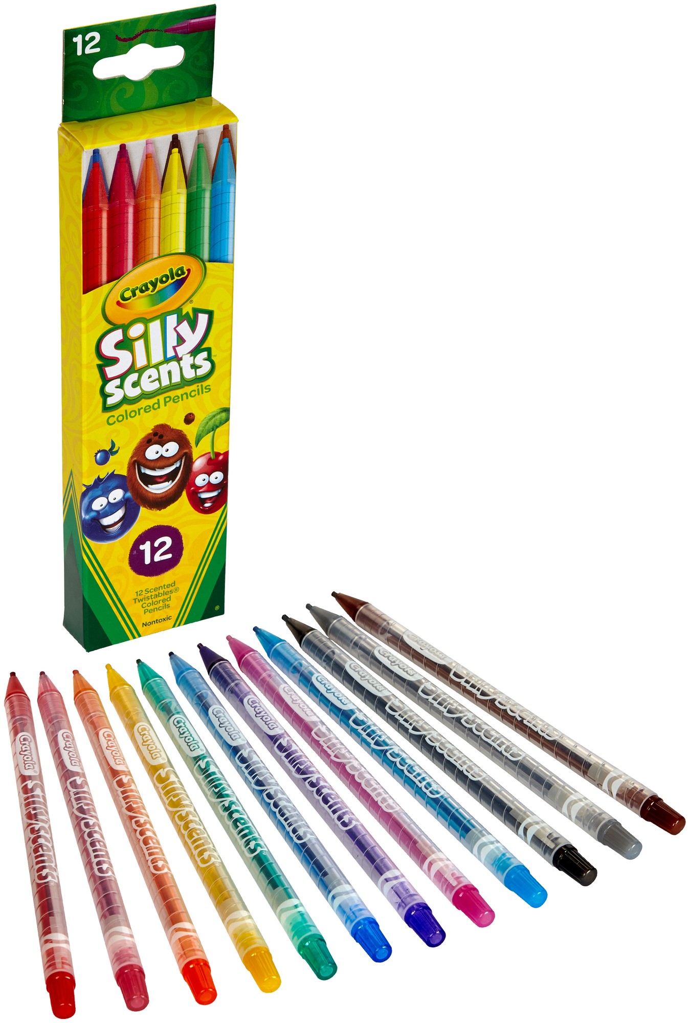 Crayola Silly Scents Twistables Colored Pencils-12 Colors