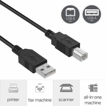 FITE on USB CABLE for HP OFFICEJET 7510 7515 7525 DESKJET 1000 1050 1050A 4632 PRINTER