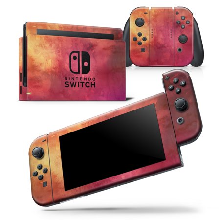 Dark 9797 Absorbed Watercolor Texture - Skin Wrap Decal Compatible with the Nintendo Switch LITE