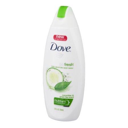 Dove All Day Moisturizing Body Wash  Cool Moisture for Normal Skin  12 Oz  6 Pack