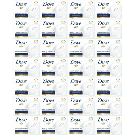 Dove Original Beauty Cream Bar Soap  100 Gram / 3.5 Ounce (Pack of 28)