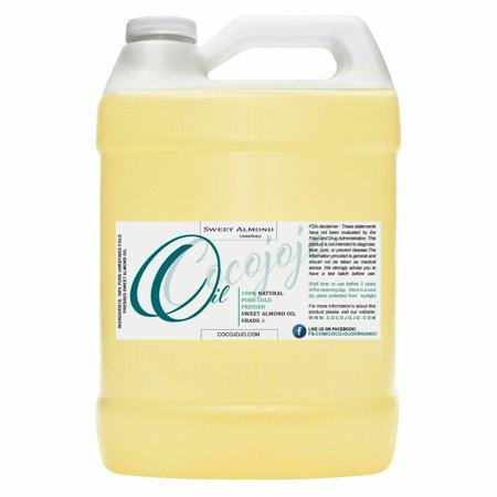 Sweet Almond Oil Gallon 100 Pure Sweet Almond Oil Cold Pressed Unrefined Natural