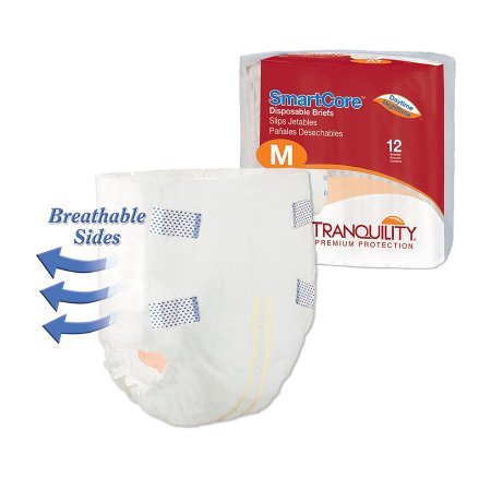 Incontinent Brief TranquilityÂ® Tab Closure - Item Number 2312 - 96 Each / Case - Medium