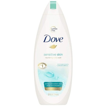 Dove Nourishing Body Wash Sensitive Smoother Skin Hypoallergenic  12 Oz