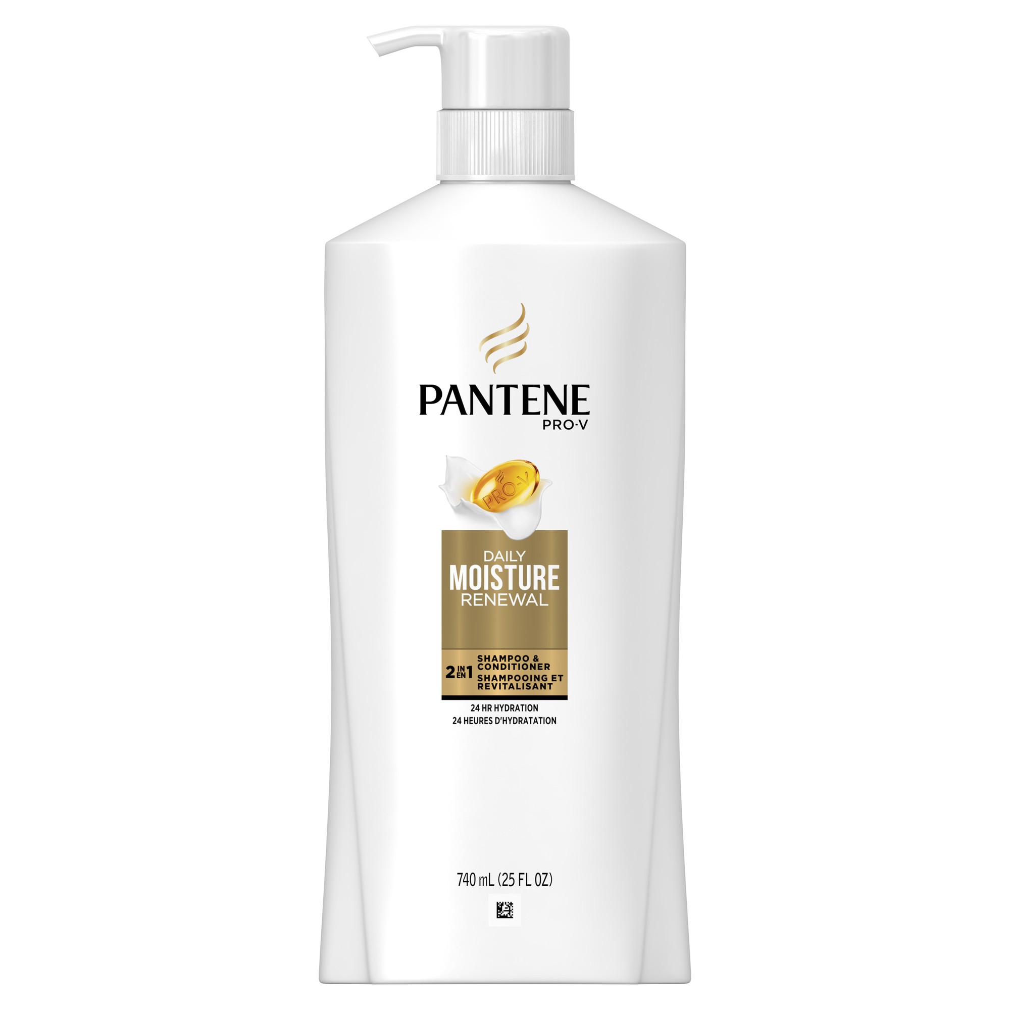 Pantene Pro-V Daily Moisture Renewal 2-in-1 Shampoo & Conditioner  25 Oz