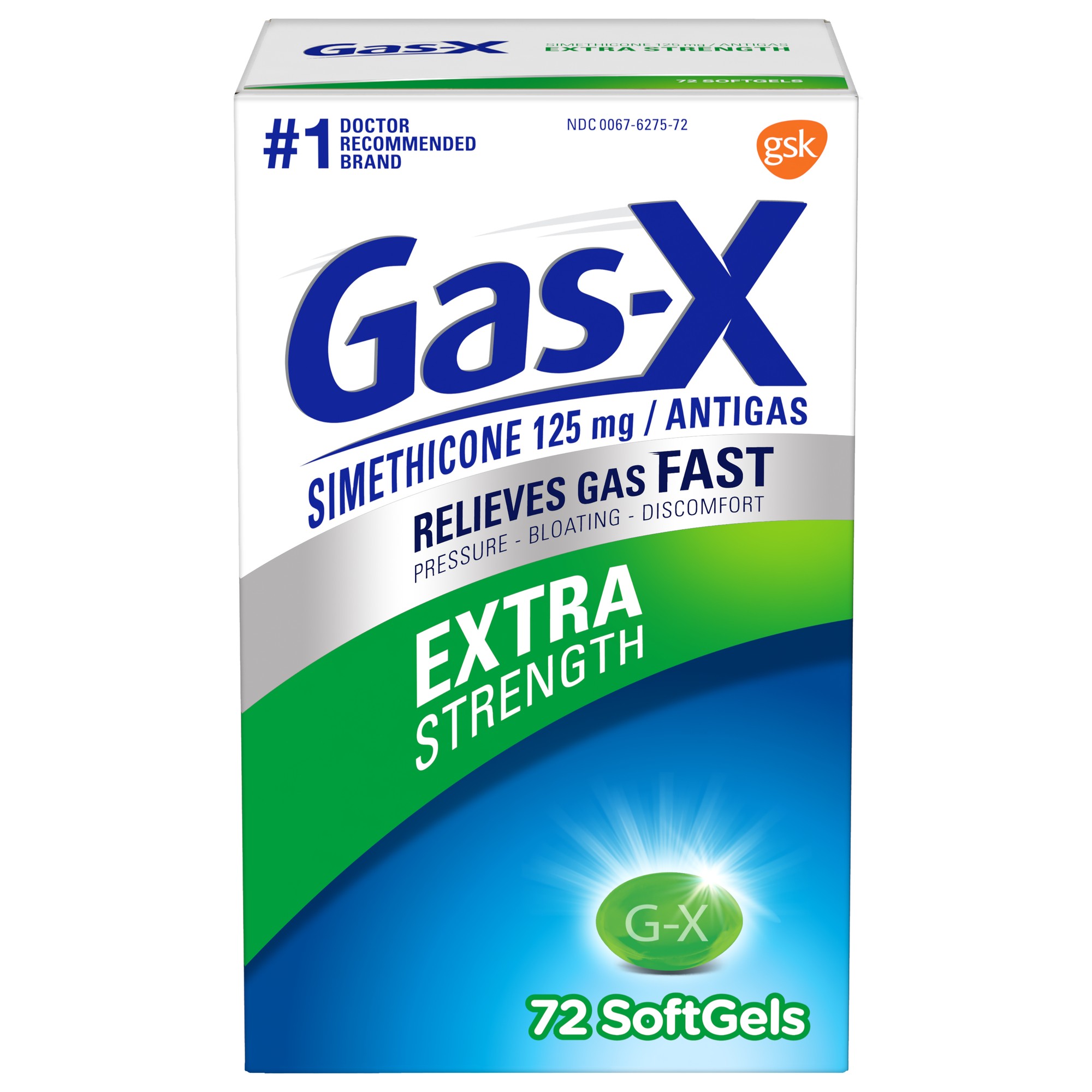 Gas-X - Extra Strength - 72 Soft Gels