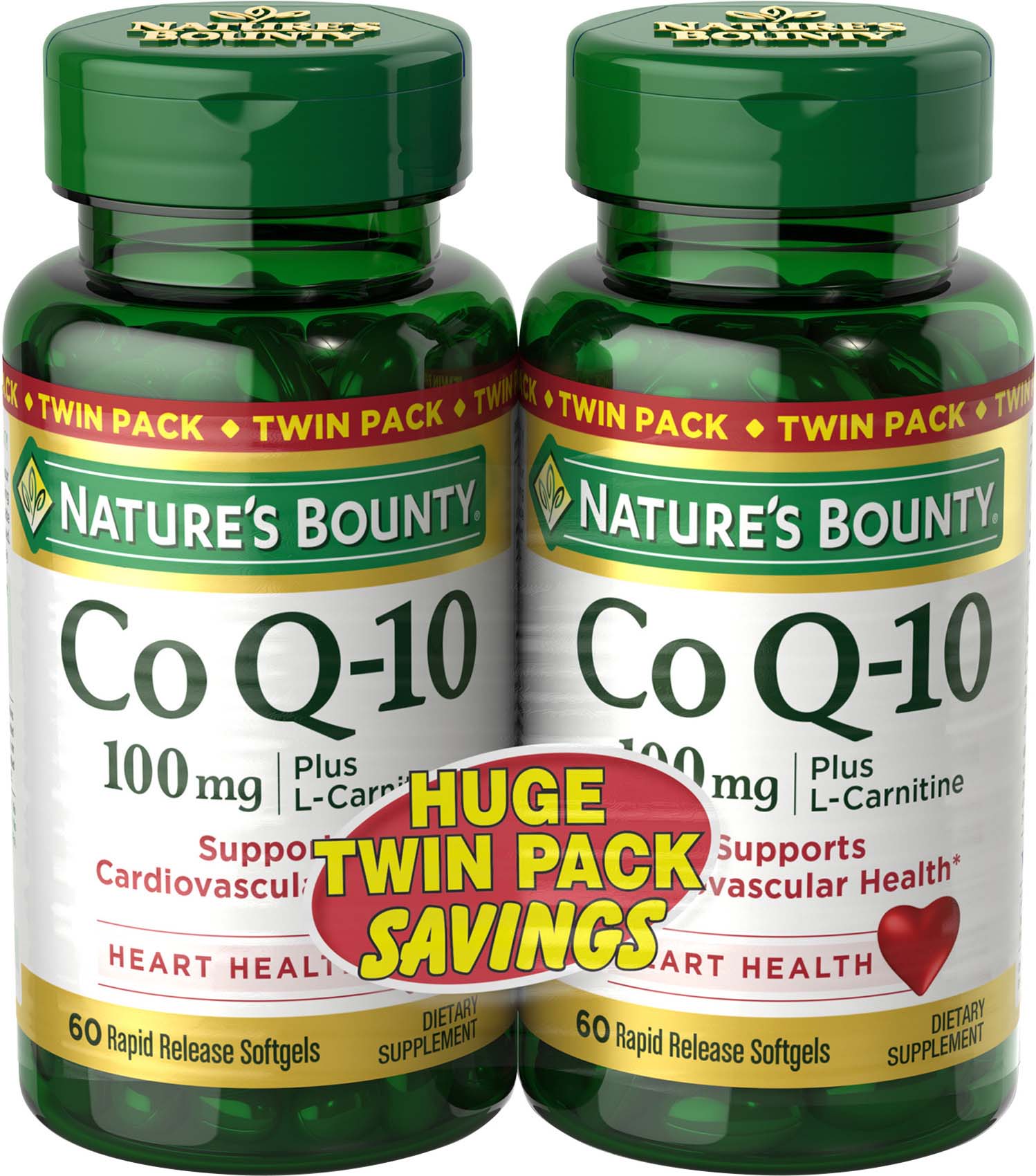 Nature's Bounty Co Q-10 100 Mg Softgels, 60 Ct | CVS