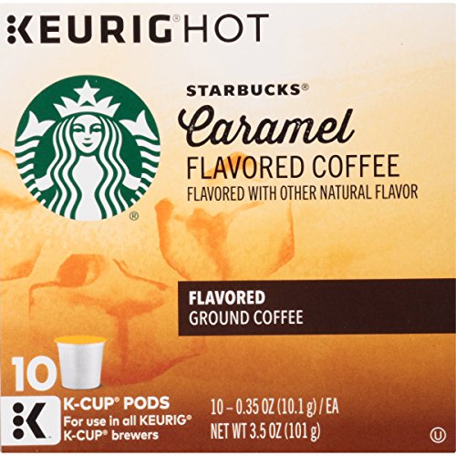 Starbucks Caramel Light Roast Keurig K-Cup Coffee Pods - 10ct thumbnail