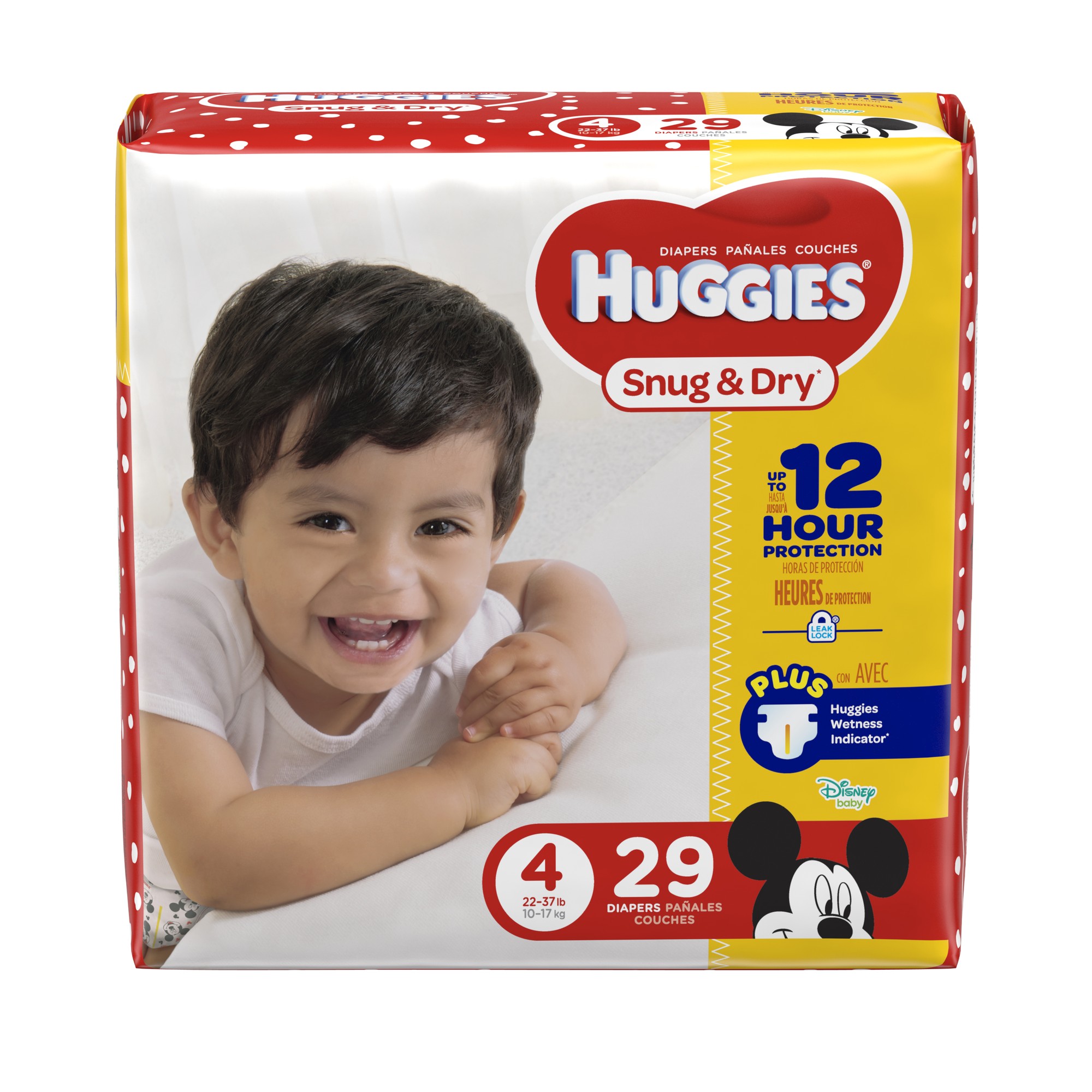 HUGGIES Snug & Dry Diapers  Size 4  29 Diapers