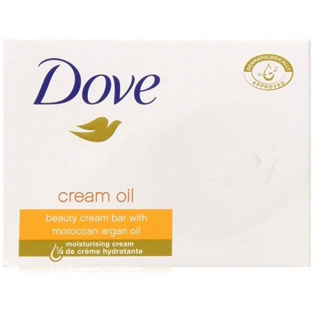 Dove Beauty Cream Bar with Moroccan Argan Oil, 3.5 Ounce / 100 Gram (Packof 12 Bars)