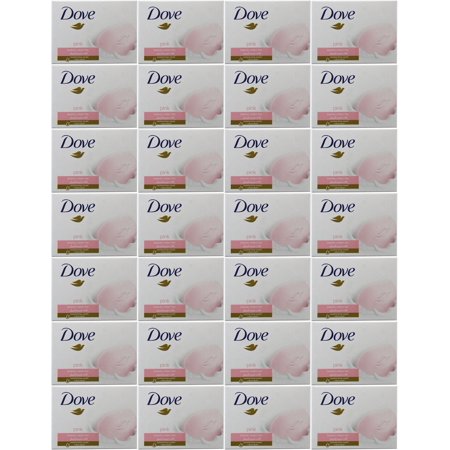 Dove Pink Beauty Cream Bar Soap, 100 Gram / 3.5 Ounce (Pack of 28)
